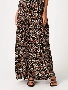 2023 Women's V-neck printed lace dress