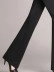 Black high-waisted flared pants