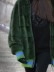 Casual color block plush coat