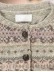 Casual contrasting vintage button knitted cardigan