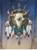 Casual gradient color cow head sweatshirt