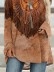 Casual Retro Western Print T-Shirt