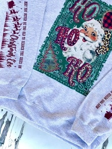 Casual Santa round neck sweatshirt