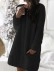Casual Solid Patchwork Pocket O Neck A Line Dresses