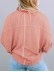 Contrast Corduroy Chest Pocket Button Top