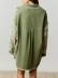 Corduroy Sequin Patchwork Long Sleeve Jacket