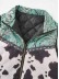 Cow Abstract Graphic Zipper Pocket Warm Vest Coat
