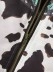 Cow Abstract Graphic Zipper Pocket Warm Vest Coat