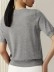 Crew neck pullover knitted top