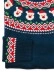 Dark Blue Casual Santa Print Sweater