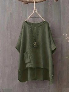 Elegant chiffon cape blouse for women