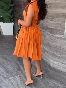 Elegant fashion waist slimming dress