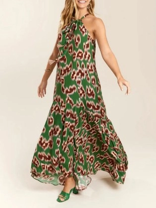 Elegant halter dress