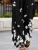 Elegant printed wide-leg pants