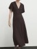 Elegant simple V-neck dress
