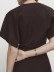 Elegant simple V-neck dress