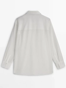 Elegant white blouse for women