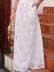 Embroidered vest top half skirt suit