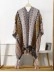 Ethnic style retro cloak with scarf