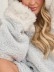 Faux Fur Hood Snuggle Hoodie