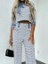 Geometric design elegant 2-piece set