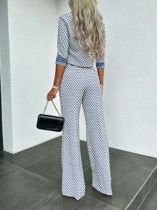 Geometric design elegant 2-piece set