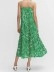 Green halter dress