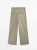 Green wide-leg pants
