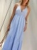 Halter striped dress