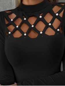 Hollow Diamond Fit Long Sleeve Top