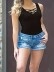 Hot diamond element print elegant halter vest