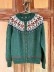 Icelandic Fox Ethnic Print Long Sleeve Knitted Cardigan