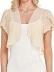 Lace patchwork lace-up cardigan