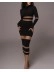 LACE SPLICE OFF SHOULDER DRESS