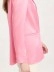 Ladies Pink elegant print professional elegant suit jacket shorts 2 piece set