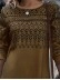 Leisure round neck ethnic dress
