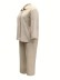 Long sleeve cotton linen shirt and trousers 2 sets