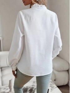 Long-sleeved elegant commuter top