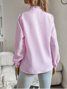 Long-sleeved elegant commuter top