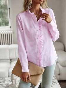 Long-sleeved elegant commuter top