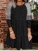 Loose casual leopard print long sleeve dress