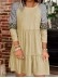 Loose casual leopard print long sleeve dress