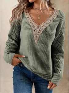 Loose casual pullover women's knitwear