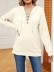 New style tie-neck long-sleeved top