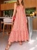 Paisley print halter dress