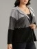 Plus-size women's elegant hooded color coat