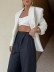 Professional elegance advanced suit jacket pant suit