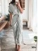 RUFFLE Irregular Strap Dress