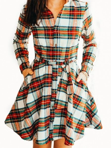 Santa Baby Flannel Dress