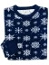 Snowflake Navy Winter Sweater